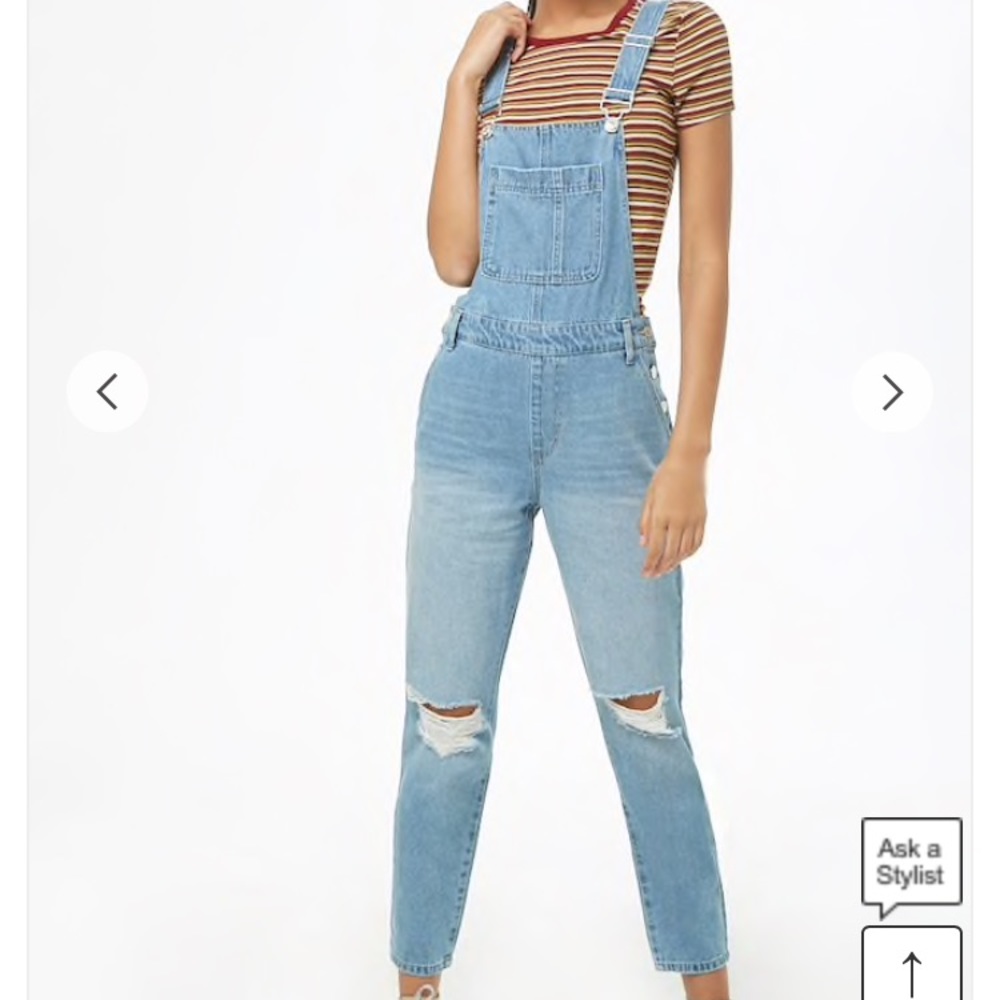 Forever21 Denim Overalls